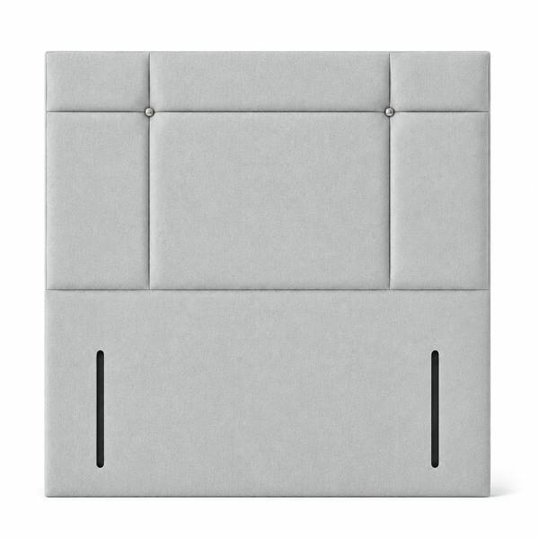 Great British Beds Dingley Headboard - Silver Plush