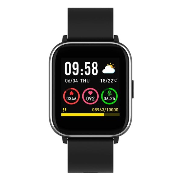 Aiwa SW-100 Smart Watch - Heart Rate, Blood Oxygen, Android, iOS, 14 Sports Modes
