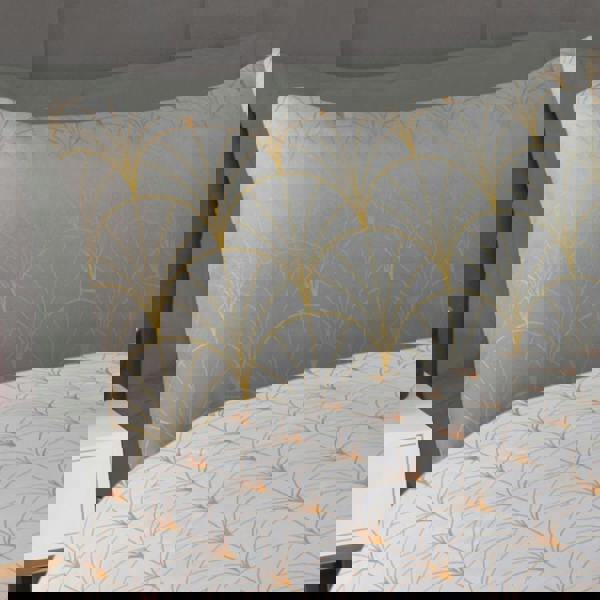 Smart Living Printed Ombre Metallic Deco Duvet with Pillowcases - Grey