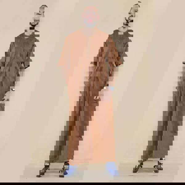 107_thobe_Brown_L - 56, 107_thobe_Brown_M - 54, 107_thobe_Brown_S - 52, 107_thobe_Brown_XL - 58, 107_thobe_Brown_XXL - 60