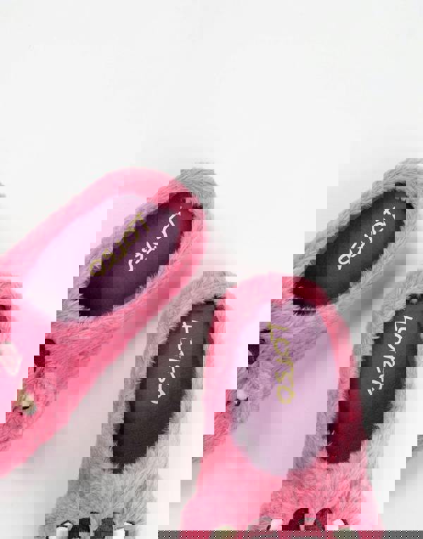 Disney Womens Pink Toy Story Lotso Mule Slippers