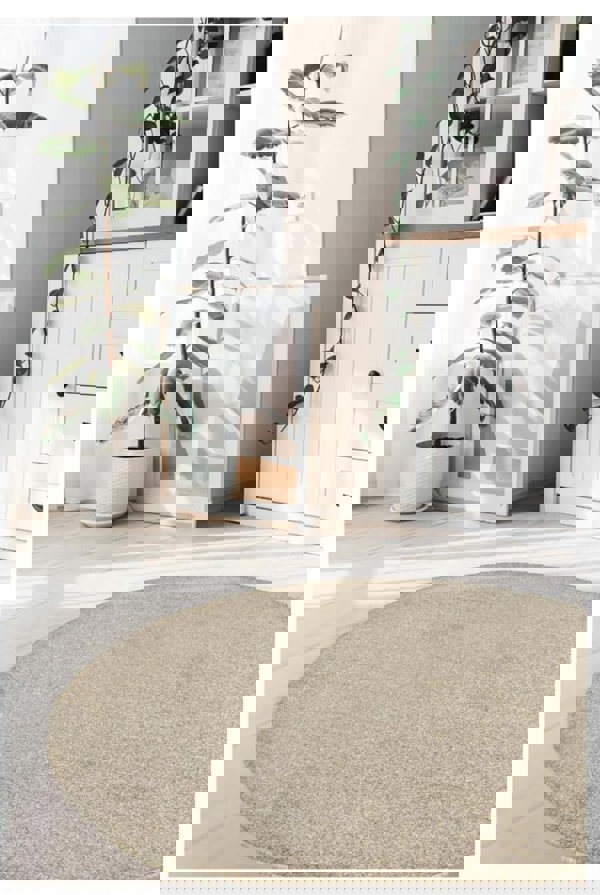 Eco-Friendly Recycled Low Pile Rug in Beige – The Rugs