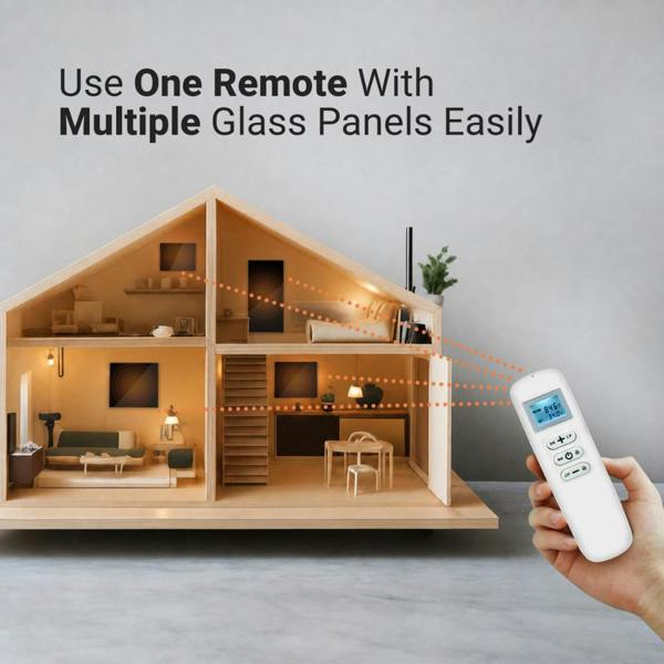 Mirrorstone Heating 580W Quartz Glass Wi-Fi Infrared Heating Panel (Available In Black Or White)