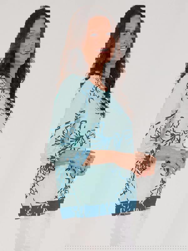 VIZ-A-VIZ Floral Printed Top