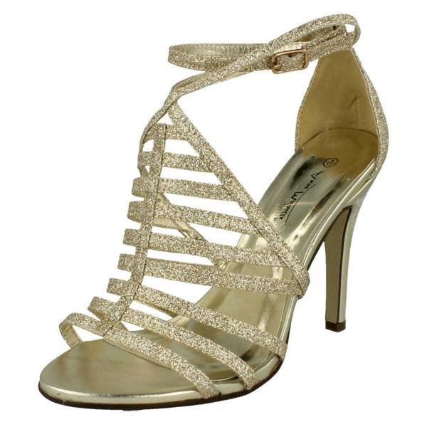 Anne Michelle Ladies Anne Michelle Glitter High Heels