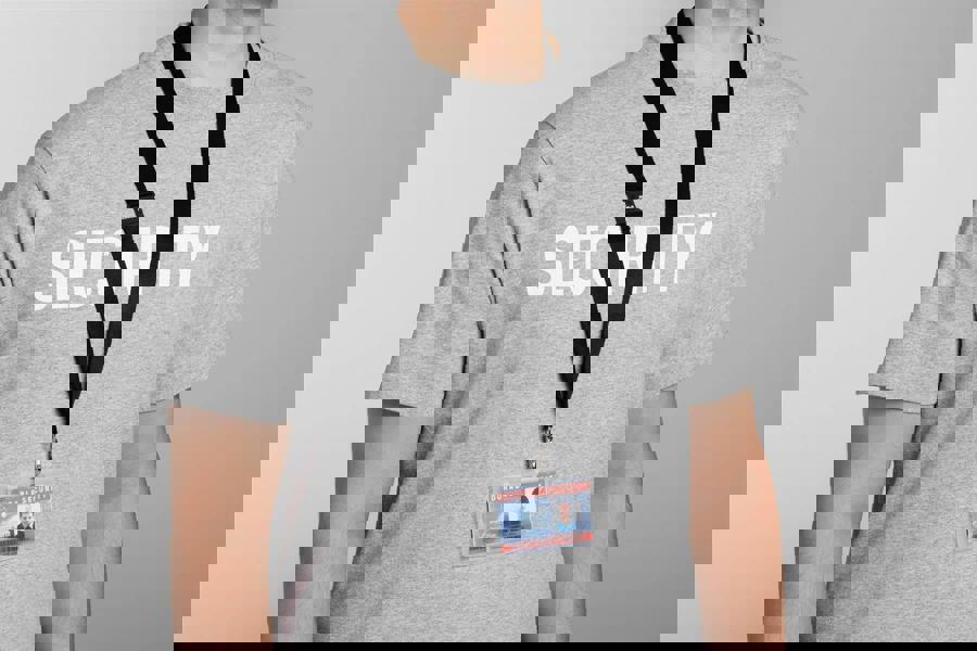 Durable reXycle 1 Card Security Pass ID Badge Holders Euro Hook | 10 Pack