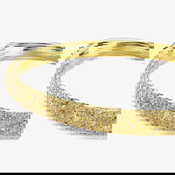 Swarovski Sublima Gold Tone Plated Snow Pave Bangle 5723337