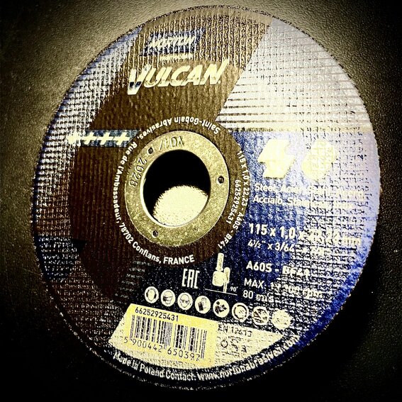Fixaball Cutting Slitting Disc 115 x 1mm x 22.23mm Multi-Metal Zoom