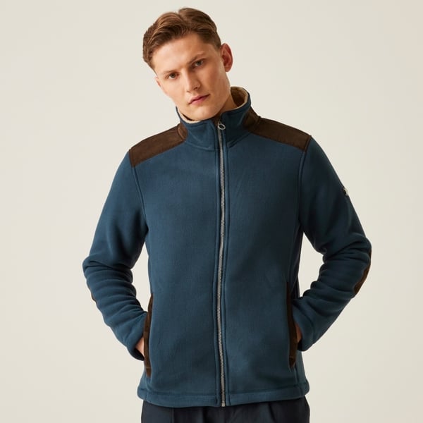 Regatta Mens Faversham Full Zip Fleece Jacket - Navy