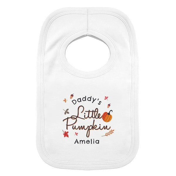 Personalised Memento Company Personalised Little Pumpkin Bib