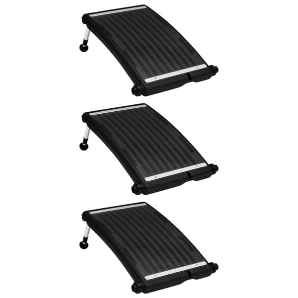 Berkfield Curved Pool Solar Heating Panels 3 pcs 72.5x46 cm