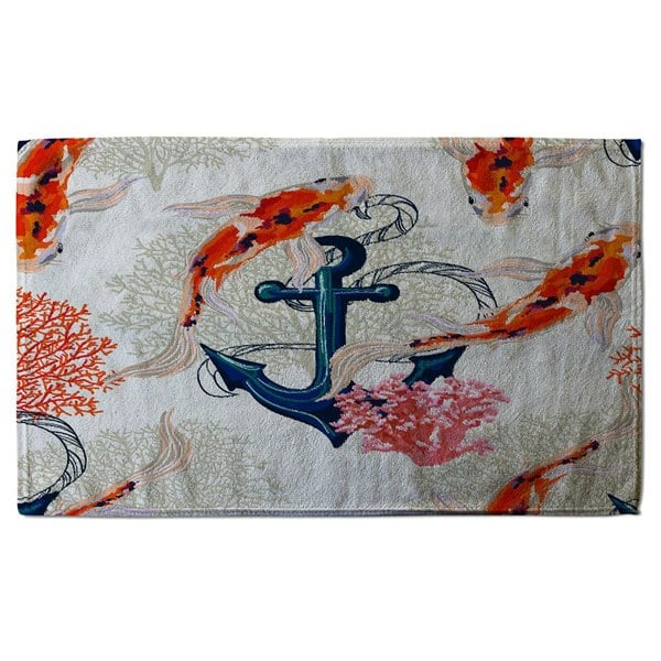 Benjamin Tate Design Anchor & Fish (Bath Towel)