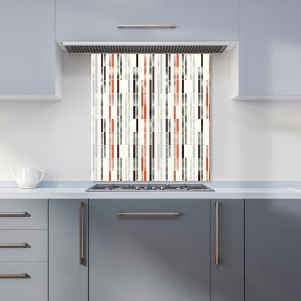 Warren Reed - Designer Dashed Stroke Pattern Kitchen Splashback