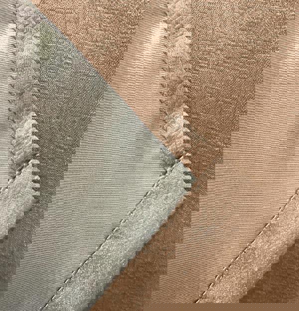 Enhanced Living Latte Plain Textured Thermal Room Darkening Energy Saving Pair of Curtains For Bedroom & Living Room