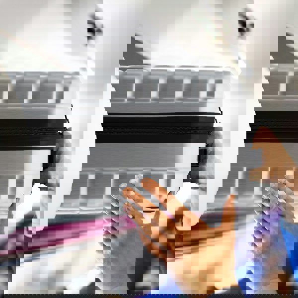 Flight Knight 55x35x20cm Cabin Carry Bag Hard Shell Suitcase 100+ Airline Approved