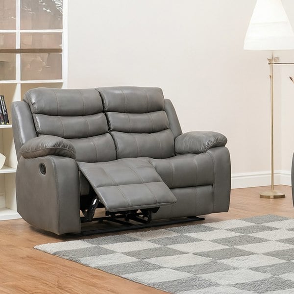 Furnishings For Less Venlo Leather Reclining 2 Seater Sofa