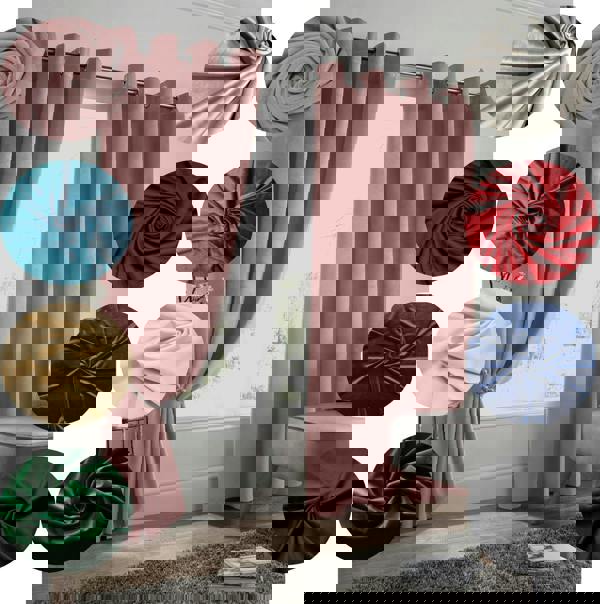 Luxury Living Velvet Ring Top Blackout Curtains