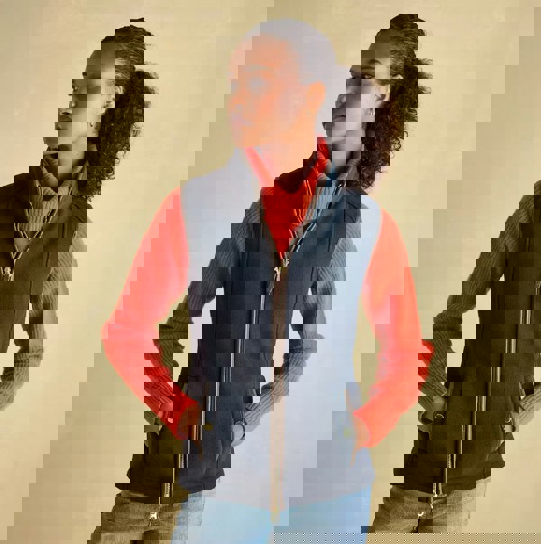 Joules FAIRBOURNE Womens Gilet Navy