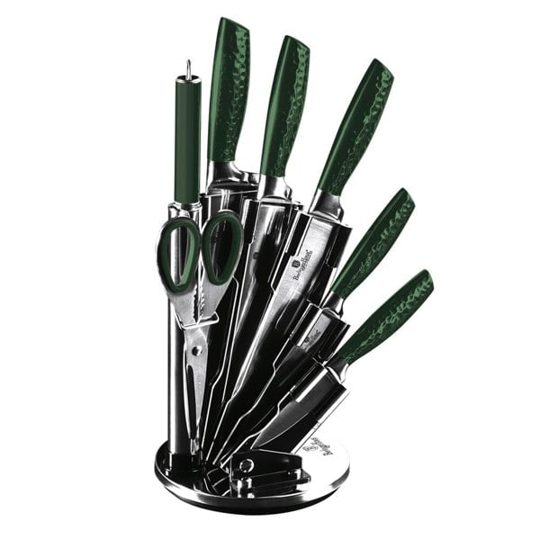 Kitchen Knife Set with Stand Berlinger Haus BH2463 Emerald