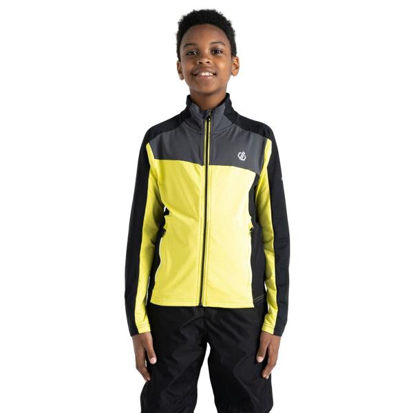 Dare 2B Childrens/Kids Emergent Core Stretch Midlayer - Yellow Plum/Black - 