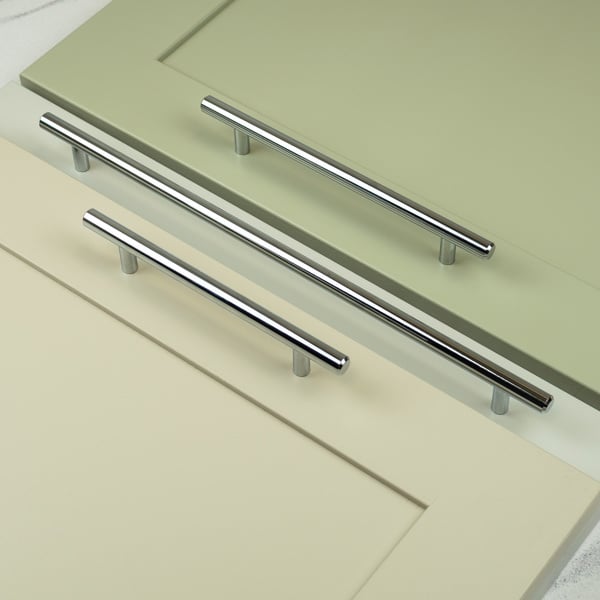 Handle & Home Polished Chrome Bar Handles