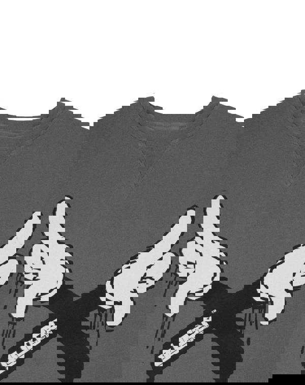 Disney Mens Grey Mickey Mouse Sweatshirt