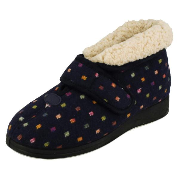 Padders Ladies Padders Extra Wide Slipper - Bess