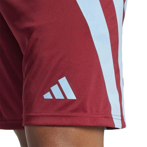 Adidas Mens Fortore 23 Regular Football Shorts - Burgundy/Blue - 