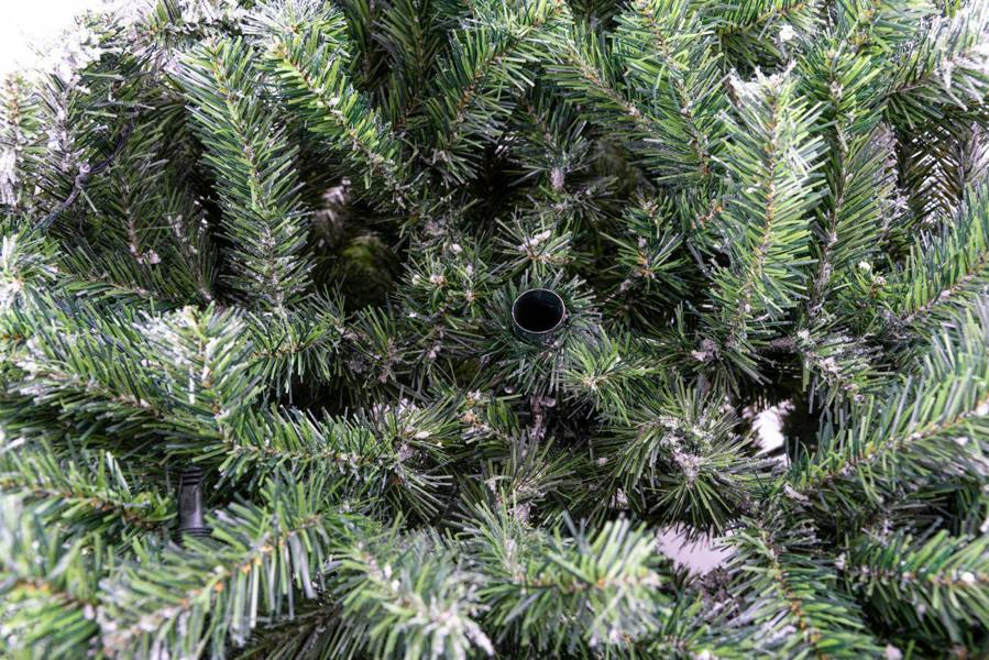 4ft to 10ft Pre-Lit Lapland Fir Artificial Christmas Trees with Multicolour LEDs image 6