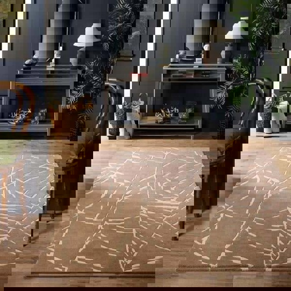 The Rugs Kintsugi Striped Wool Rug | Elegant Abstract Design