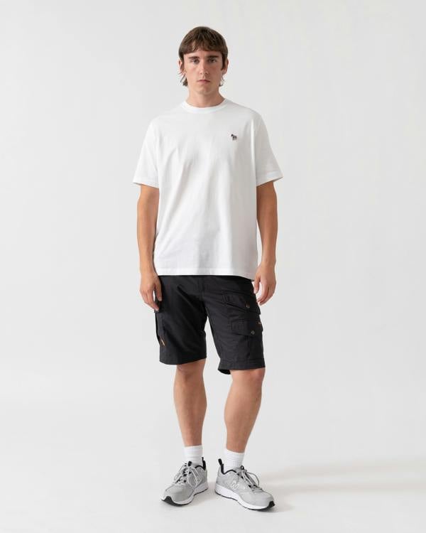 aul Smith Mens Regular Fit Zebra Logo T-Shirt
