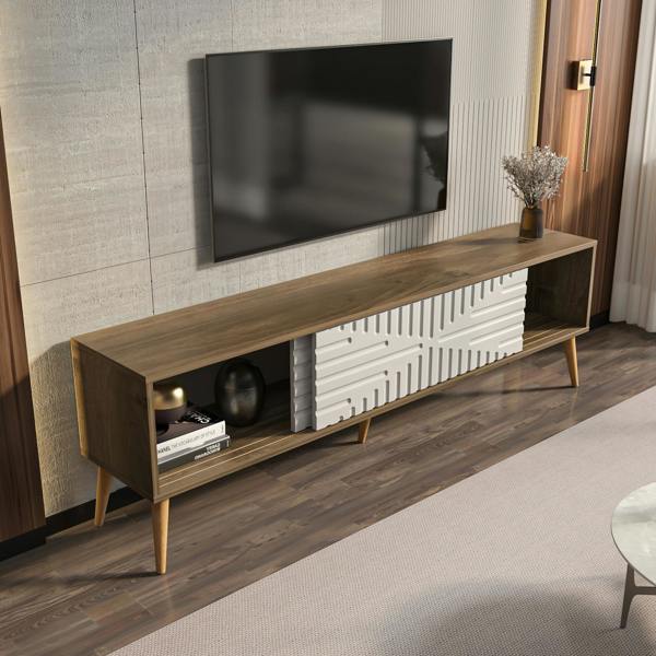 Decorotika Riso Modern Tv Stand TV Cabinet for TV's up to 65"