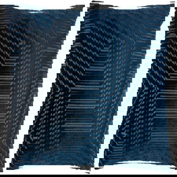 Paoletti Evoke Cut Cushion Cover - Navy