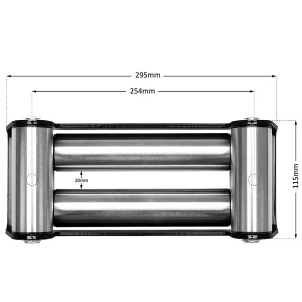 Winchmax 13,500lb 24V Winch 26m x 95mm Steel Rope