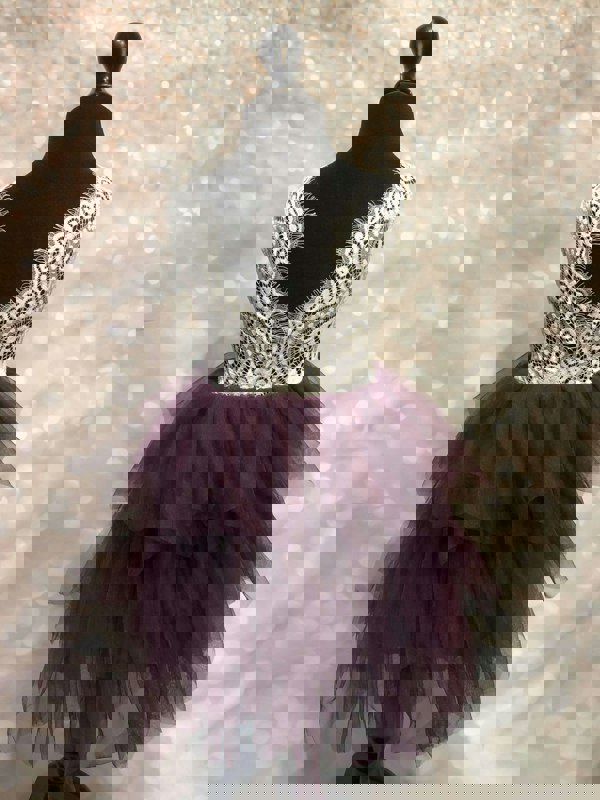 Rear of dress to show detailing