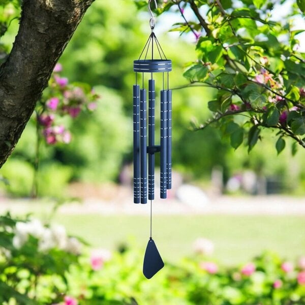 EDH Door Hardware Chorus Musical Wind Chime – 100cm Rose Gold/Red/Green/Blue Outdoor Chime for Relaxing Melodies, Garden, Patio & Home Décor