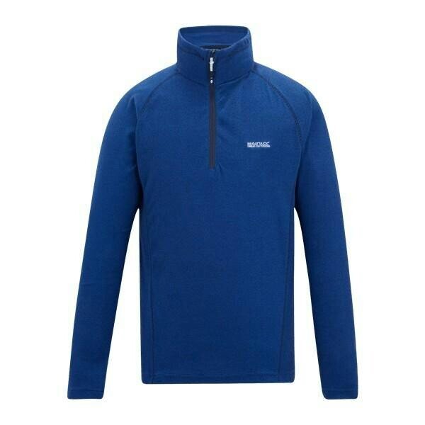 Regatta Great Outdoors Mens Montes Funnel Neck Fleece Jumper - Olympian Blue - Olympian Blue - 100% Polyester