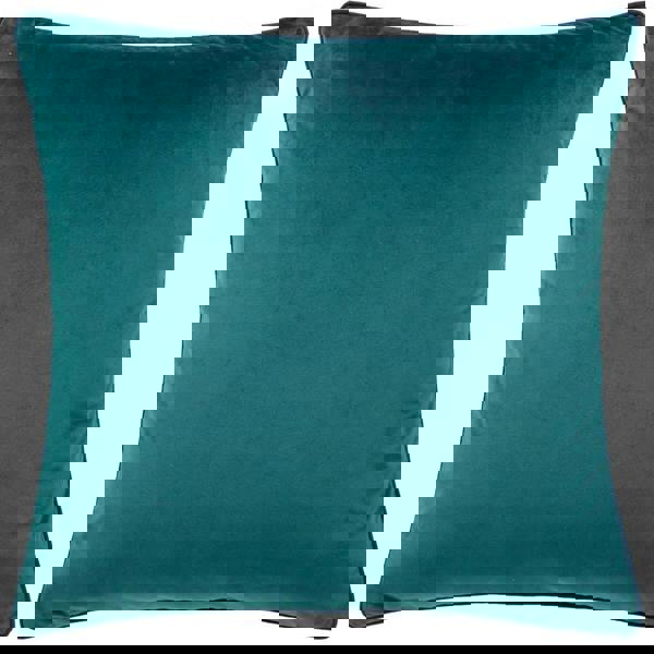 Furn Meridian Velvet Cushion Cover - Teal/Navy