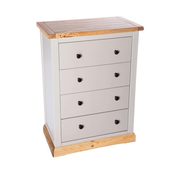 Cabinet Bits Bomporto 4 Drawer Chest of Drawers Brass Knob