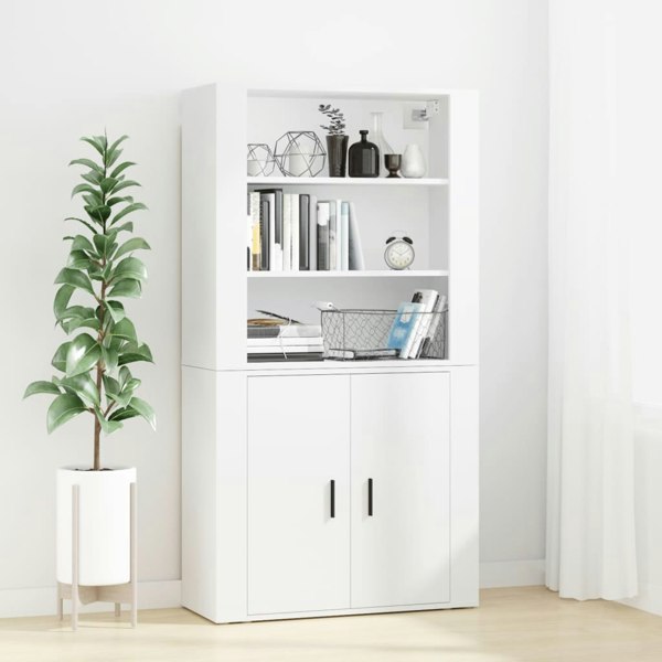 Berkfield Highboard White Engineered Wood