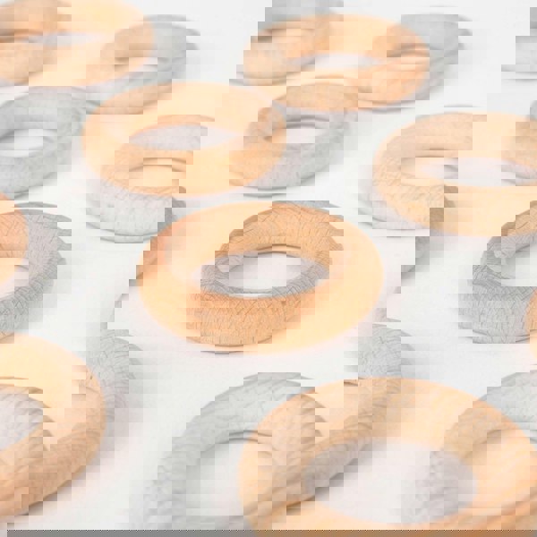 tickit Natural Wooden Rings