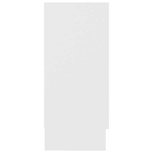 Berkfield Vitrine Cabinet White 120x30.5x70 cm Engineered Wood