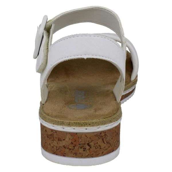 Rieker Ladies Rieker Strappy Crossover Wedge Sandals V3691