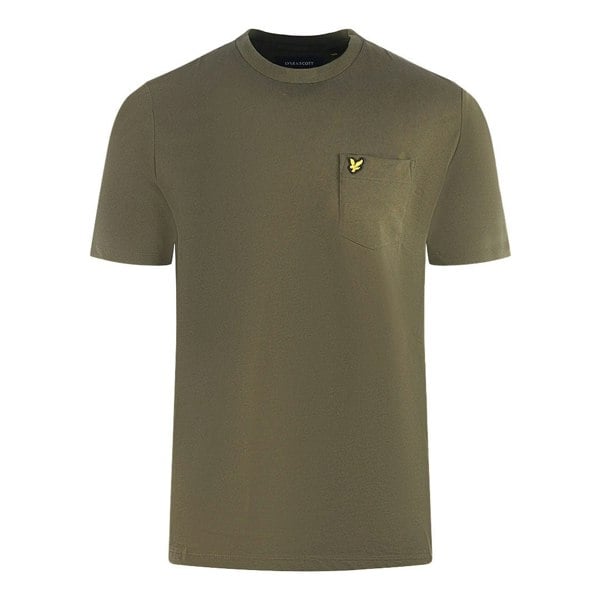 Lyle & Scott Relaxed Pocket Trek T-Shirt - Green