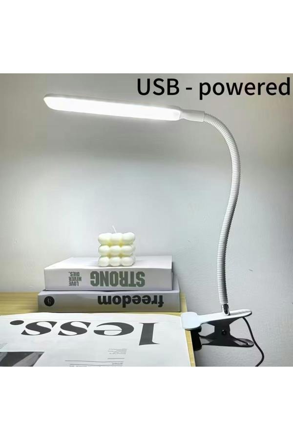 Dyzi Flexible LED Desk Lamp with Clip USB Powered