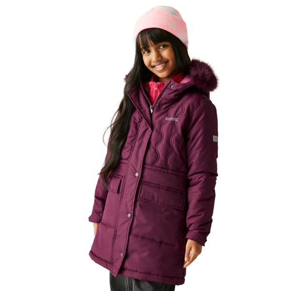 Regatta Childrens/Kids Fabrizia II Quilted Jacket - Fig - 
