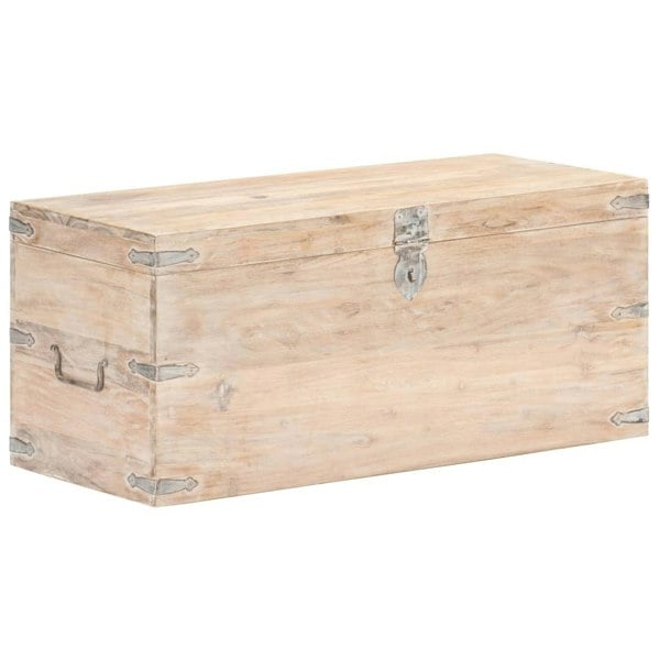 Berkfield Chest 90x40x40 cm Solid Acacia Wood