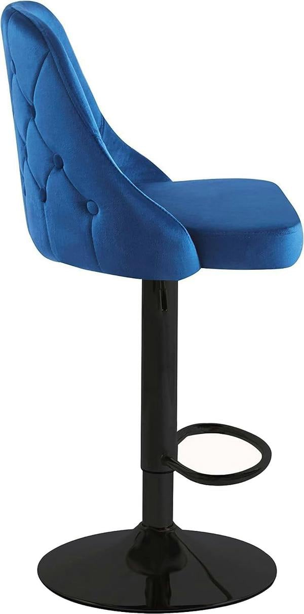 HYGRAD BUILT TO SURVIVE Adjustable Velvet Swivel Bar Stools – Set of 2 | HYGRAD®