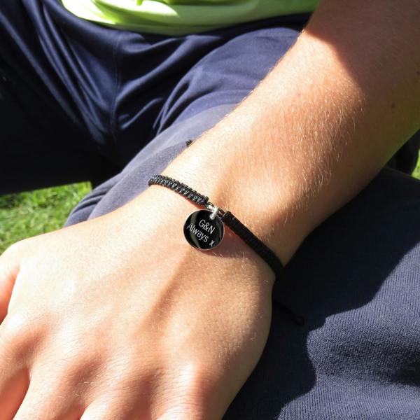 Personalised Men's Friendship Bracelet