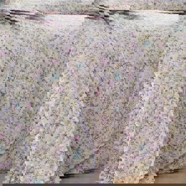 Bianca Ditsy Floral 200 Thread Count Cotton Reversible Bedspreadc